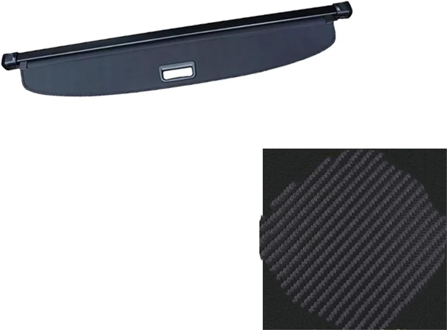 Car Trunk Covers for Mazda CX-5 CX5 KF 2017~2024 2018 Retractabl Waterproof Luggage Curtain Shelter Privacy Cargo Pad Accessorie(Carbon Fiber)