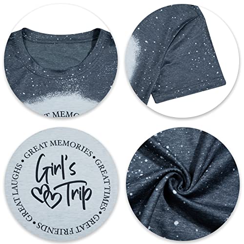 Image of Girls Trip Shirts for Women 2026 Girl Vacation Weekend Matching Tshirts Summer Vacay Mode Graphic Tees