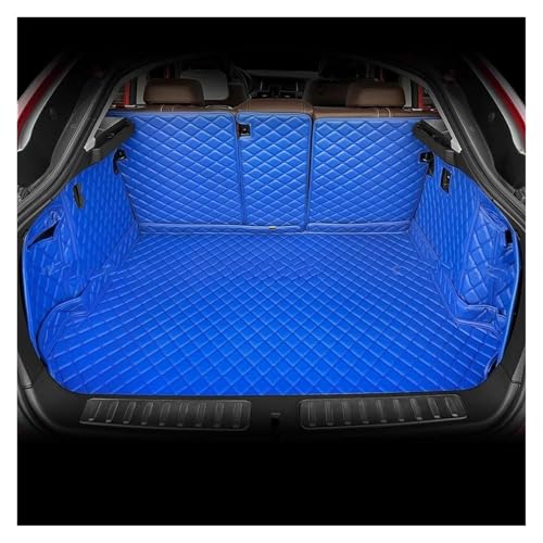 Tapis de Coffre pour BMW X4 F26 Anti-Saleté Étanche et Robuste Bleu