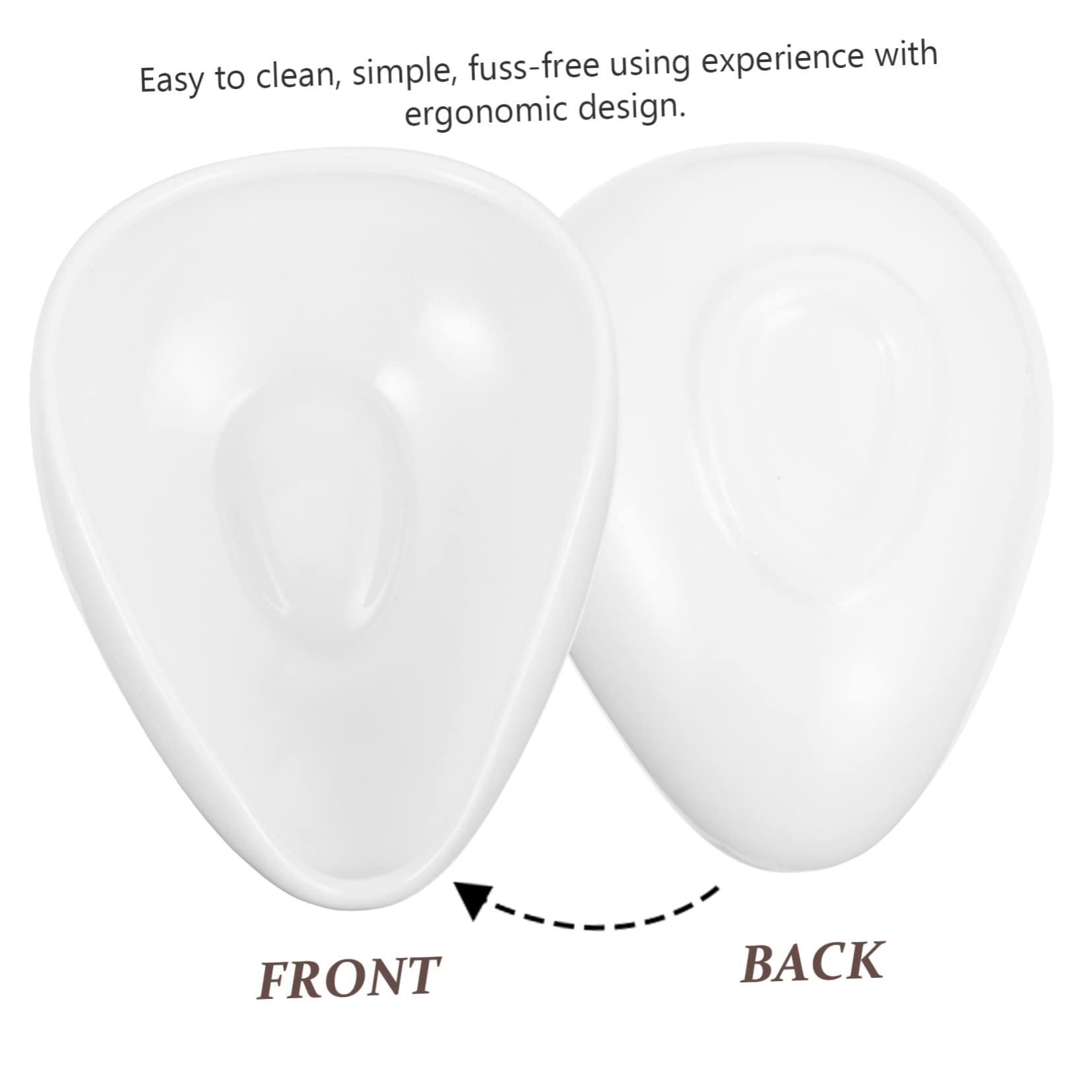 FUNOMOCYA 1 PC Creative Ceramic Tea Scoop Practical White Tea Spoon for Loose Leaf Office Restaurant Use