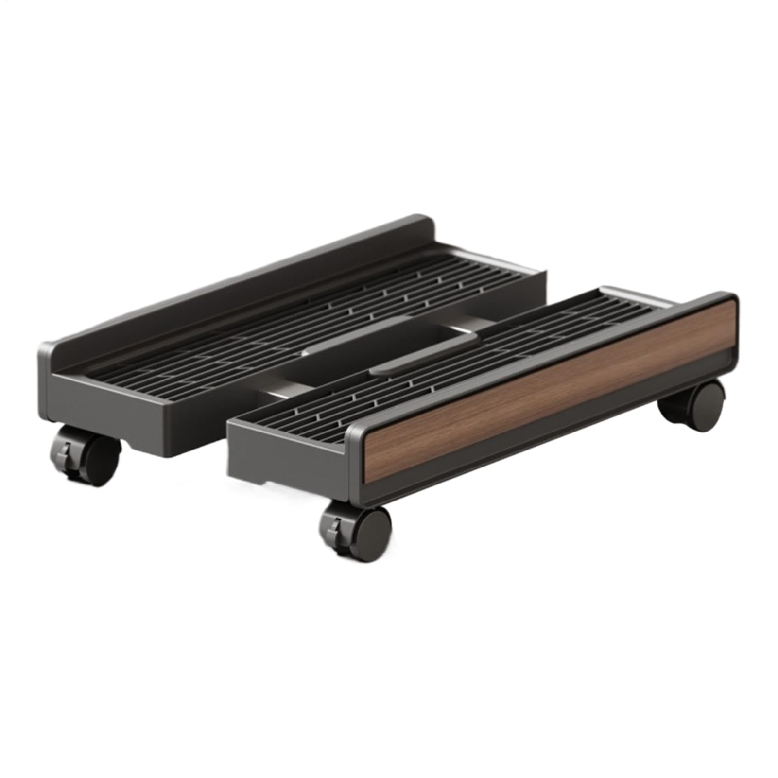 Étagère portable réglable pour unité centrale et stockage informatique