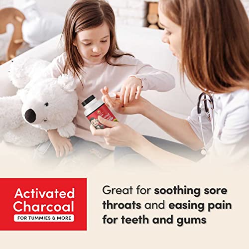 Charcoal House Chewable Activated Charcoal Tablets For Kids | Natural, Vegan, Non-Gmo & Gluten Free | For Teeth, Stomach, Gas & Nausea | Usp Food Grade | 135 Ct. #TOP5