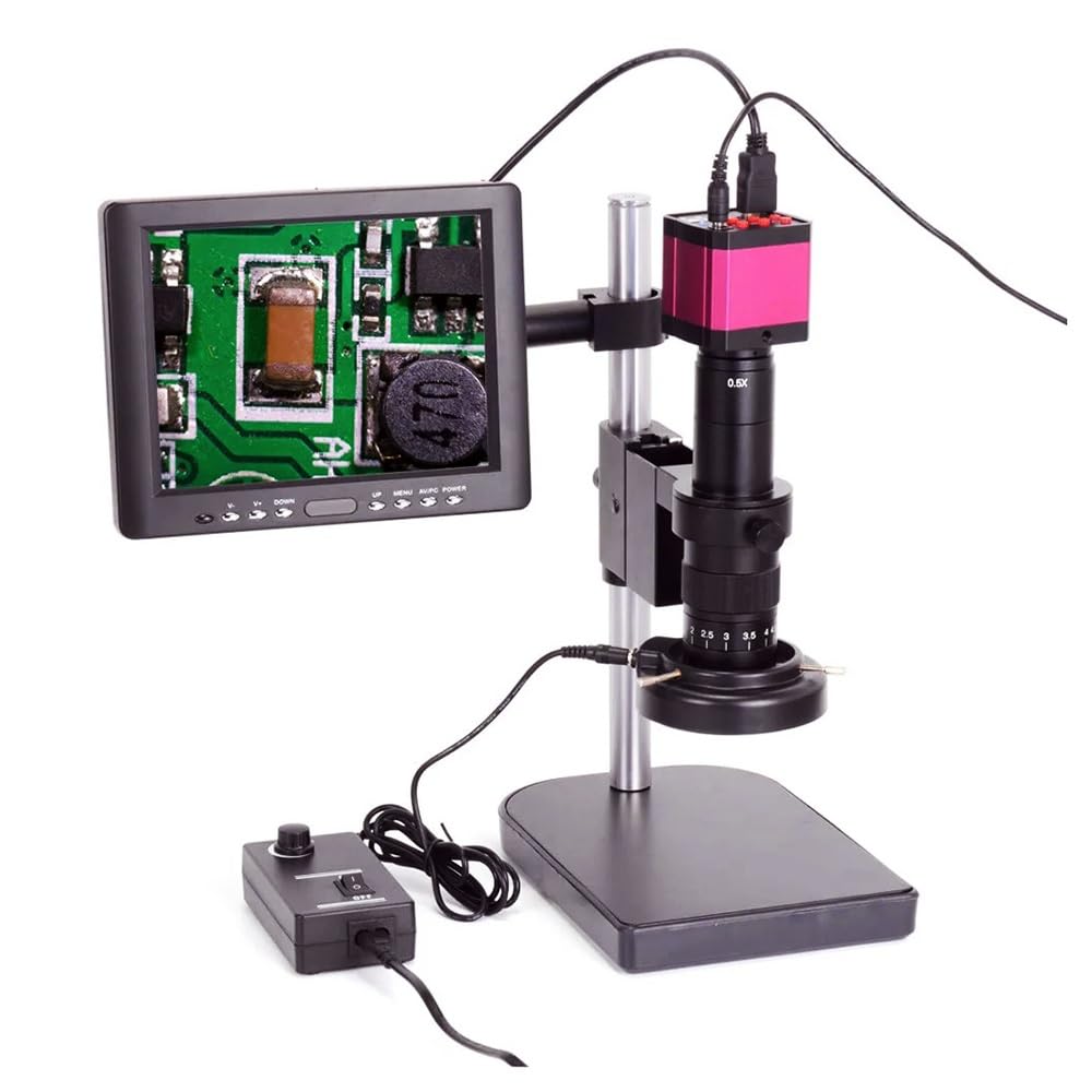 Microscope 30MP 1080P 60FPS HDMI USB Digital Industrial Video Microscope Camera 180X C-Mount Lens 8