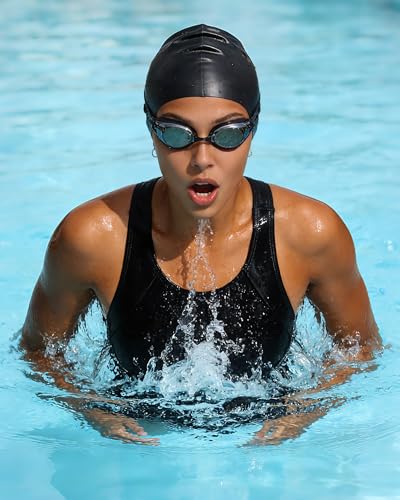 Image of beautyin Women's Colorblock Slimming One Piece Swimsuit Cross Back Bathing Suit