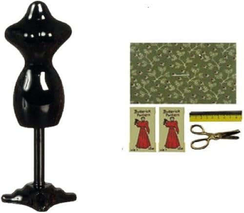 Juego de modista miniatura de casa de muñecas/5