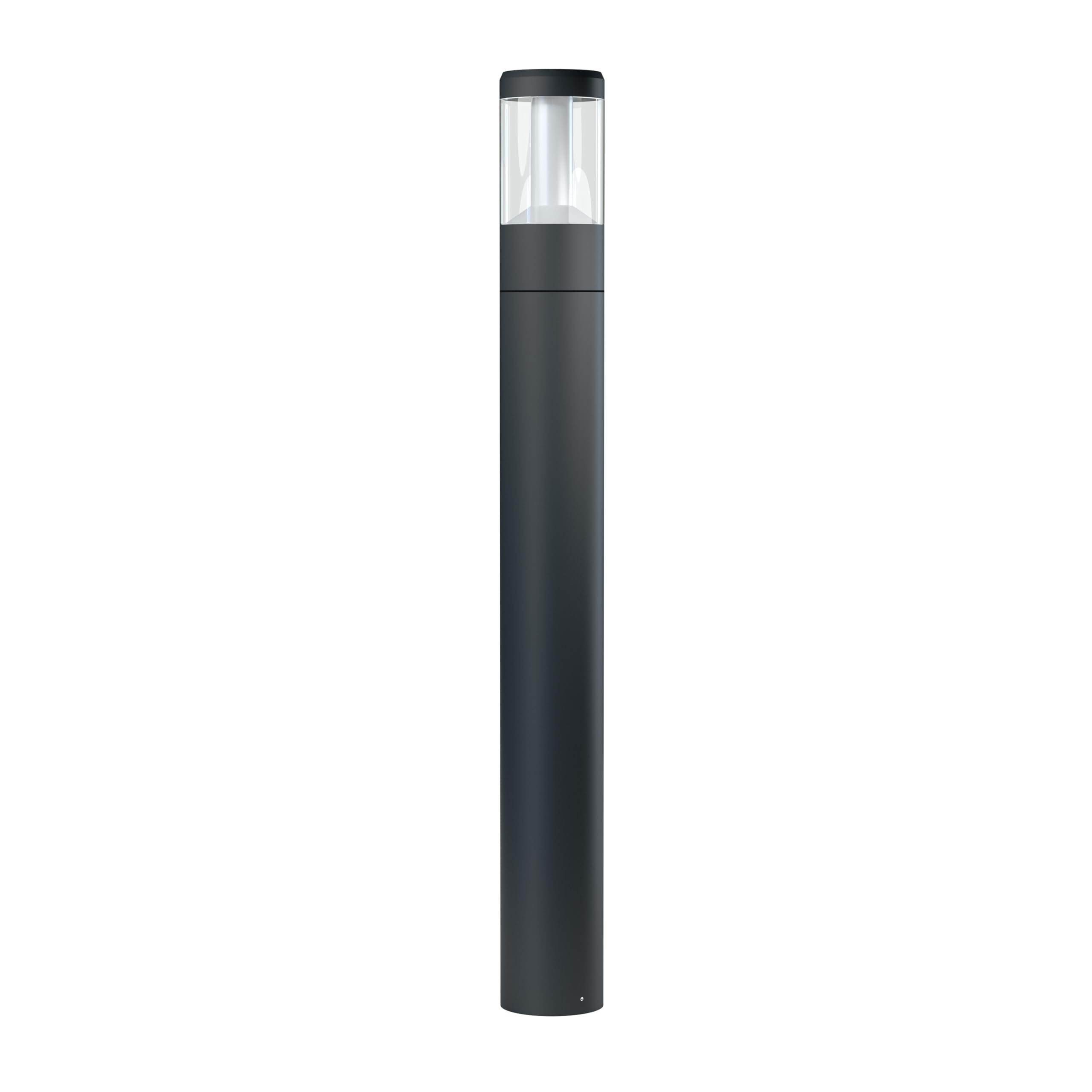 OSRAM ENDURA Style nowoczesna lampa zewnętrzna z przewodnikiem świetlnym w kolorze ciemnoszarym, latarnia ogrodowa z niskoolśnieniowym światłem, ochrona IP-54, do oświetlenia ścieżek