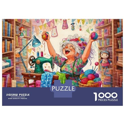Puzzle de 1000 piezas Ewing Lady, juego educativo idóneo para regalar a mayores de 12 años 2