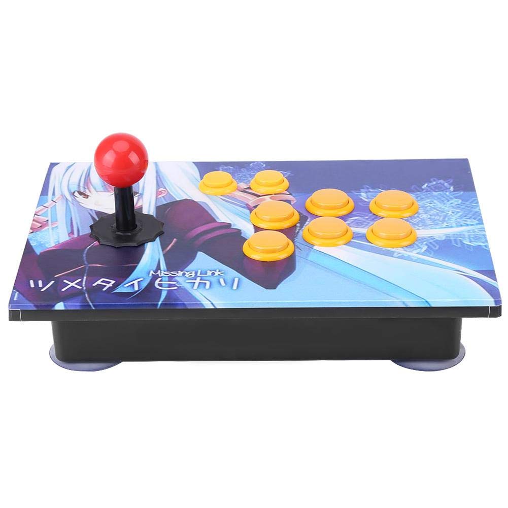 Fight Stick, USB Game Joystick Stick Buttons Dispositivo de Control del Controlador para XP, Win7, 8, 10