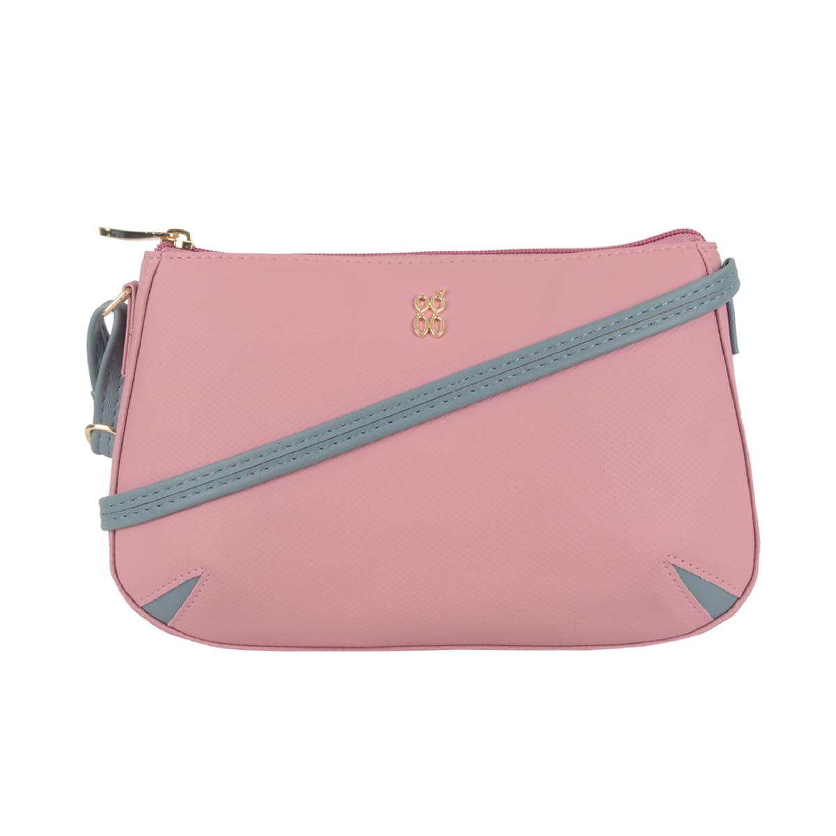Baggit Women Pink Saddle Sling Bag Xl Size | Ladies Stylish Casual Cross Body Purse Handbag (B0CWDK48G7) Amazon Price History, Amazon Price Tracker