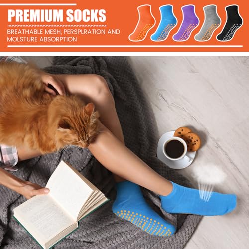 Image of Liitrsh 60 or 150 Pairs Pilates Grip Socks Bulk Unisex Non Slip Yoga Grippy Socks Woman for Adults Yoga Pilates Hospital