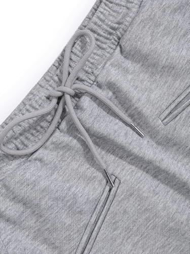 SOFIA'S CHOICE Women's Drawstring A Line Midi Skirts Back Split Sweat Skirt4