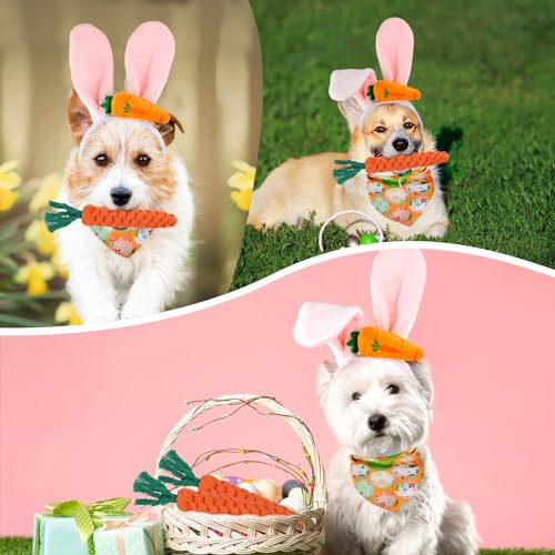 Disfraz de Conejo para Perro con Orejas y Bandana miniatura 5