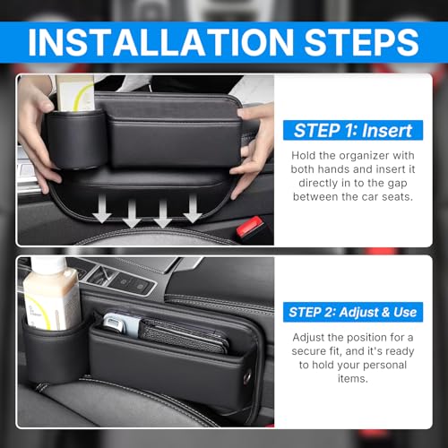 Organizador de Puente para Asiento de Carro 2 Pack miniatura 6
