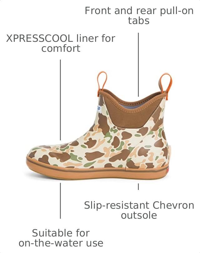 Image of XTRATUF Men's Duck Camo Ankle Deck Boot