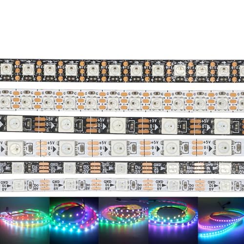Tira LED RGB 2 metros 8mm 3535smd 144 led/m WS2812B miniatura 1