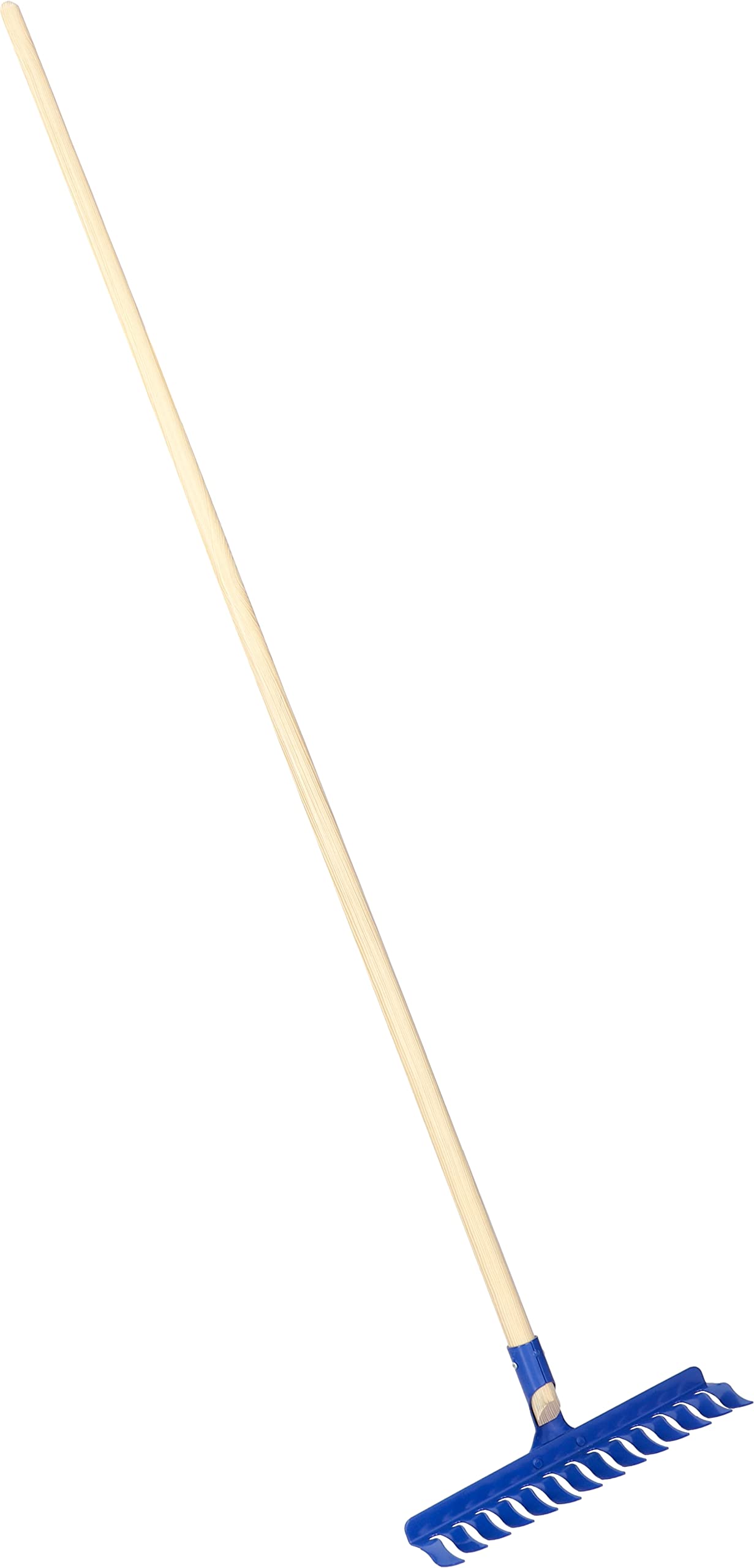 KOTARBAU® Harke mit Rasenlüfter mit 14 Zinken Gartenharke mit Holzstiel 150 cm manueller Vertikutierer für Garten Schneidrechen Gartenwerkzeug Gartengeräte