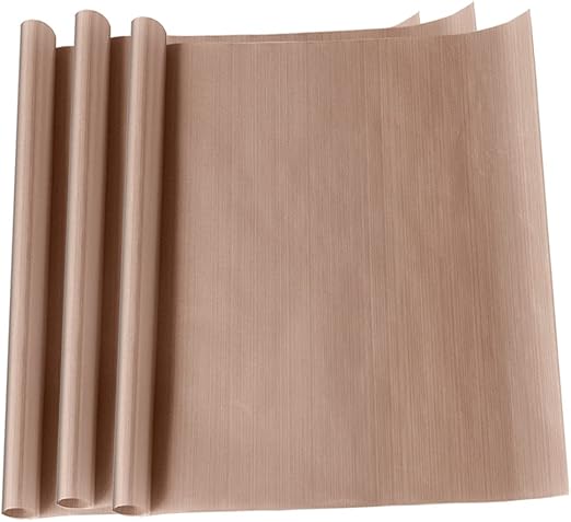 3 Pack 12 x 16" PTFE Teflon Sheet for Heat Press Transfer Non Stick Paper Reusable Heat Resistant Craft Mat,Protects Iron,for Heat Press Machines
