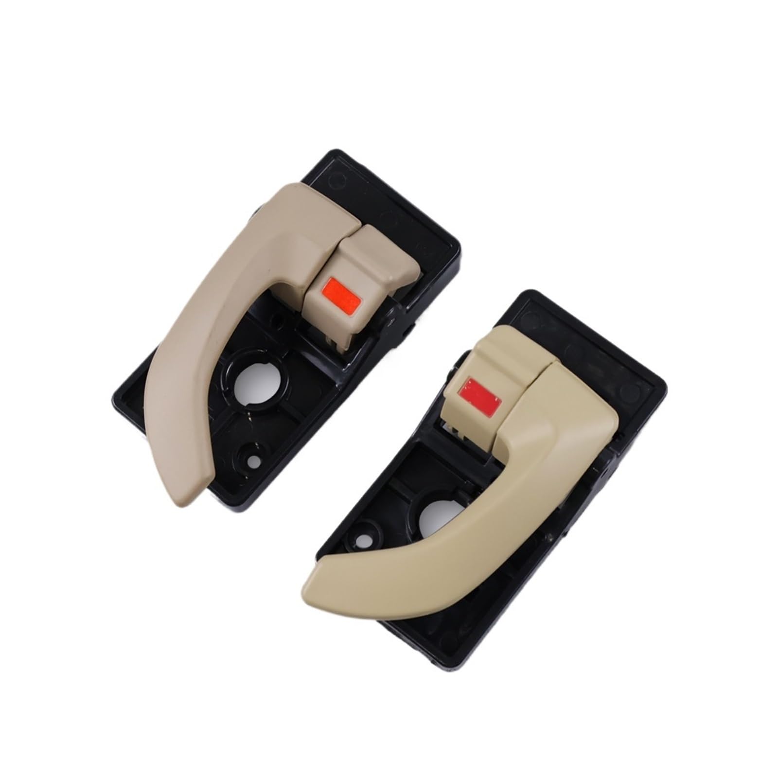 Jkswzma Car Inner Handle for Hyundai for Tucson 2005 2006 2007 2008 2009 Front Rear Door Inner Handle(Brown 1pair)