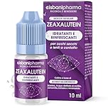 CISBANI PHARMA Collirio Idratante per Occhi Secchi 10 ml, a base di Acido ialuronico, Gocce oculari Anti Rossore in Soluzione Salina con Camomilla e Mirtillo - Zeaxalutein