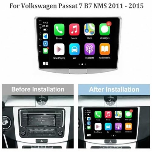 Radio coche 2 DIN con Carplay inalámbrico para Passat B7: viaja conectado y sin cables 2