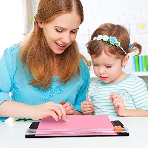 Image of Flintronic Paper Cutter, A4 Mini Paper Cutter, Portable Paper Cutter with Automatic Safety Protection, Cutting Machine Paper Cutter for Scrapbooking, Cards, Craft Paper, Photos