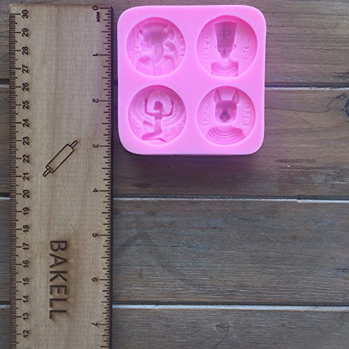 Ancient Egypt Sphinx, Pharaohs, Gods And Goddesses Coins Silicone Mold - Decorating Molds From Bakell #TOP1