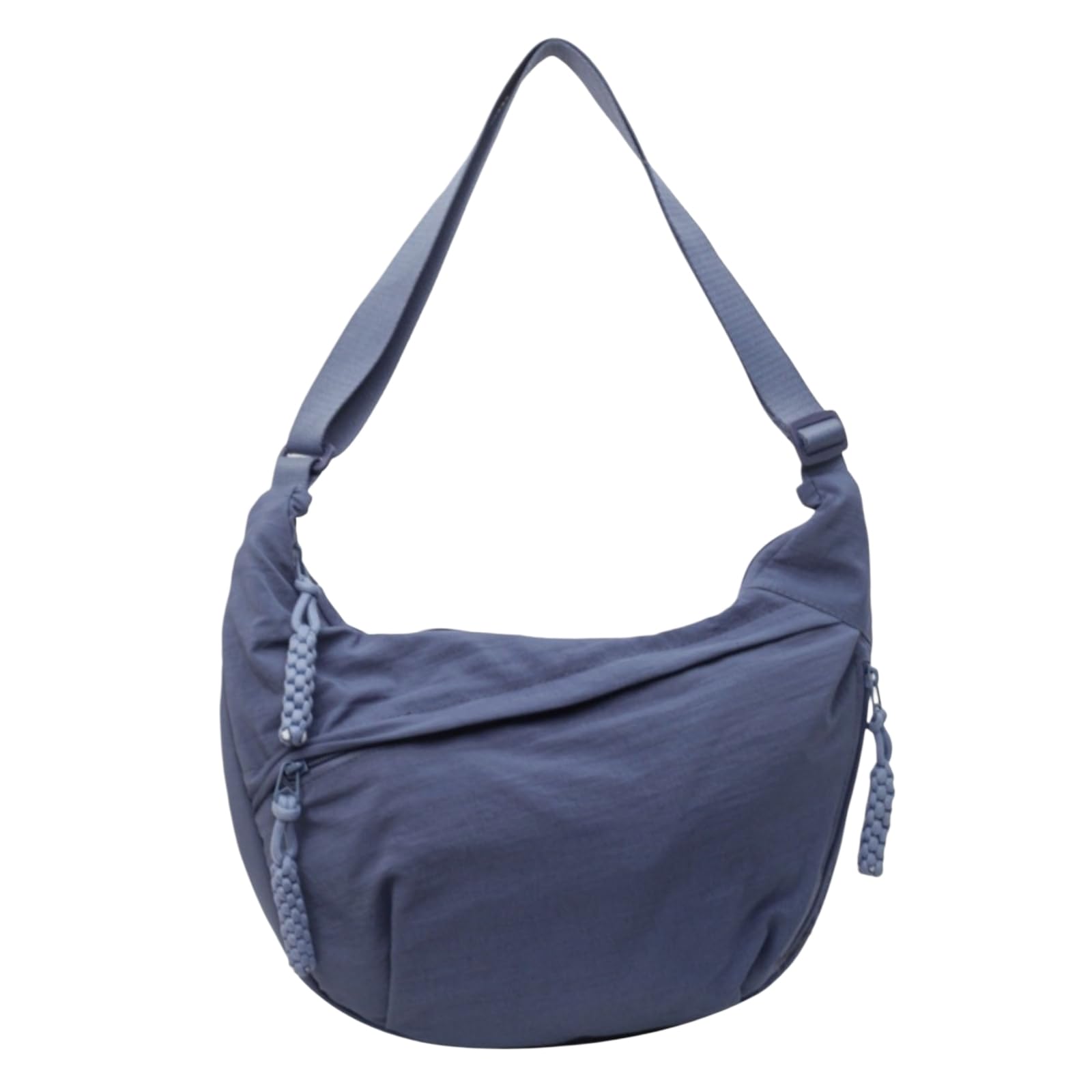 Sac à épaule simplifié en toile bleue pour en finir avec l'encombrement