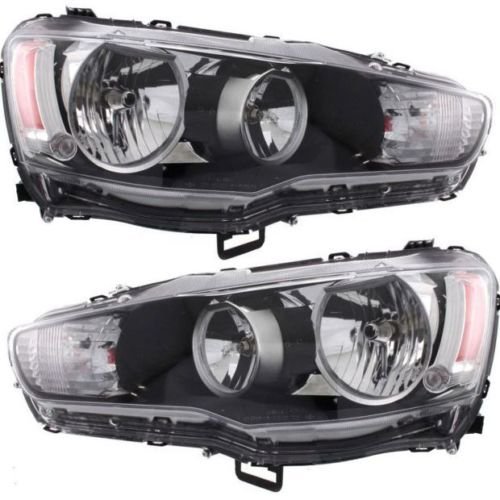 BuyRVlights Jayco Precept 2014-2016 RV Motorhome Pair (Left & Right) Replacement Headlights Head Lights Front Lamps