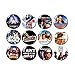 80's MOVIES BUTTONS (set #3) pins films 1980's eighties new!