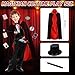 Magic Kit for Kids Magic Set- Magic Tricks Set for Kids Age 6 8 10 12, with Magician Costume Magic Wand for Pretend Play Magician Set, Easy to Follow Magic Toy Gifts for Girls and Boys Beginners