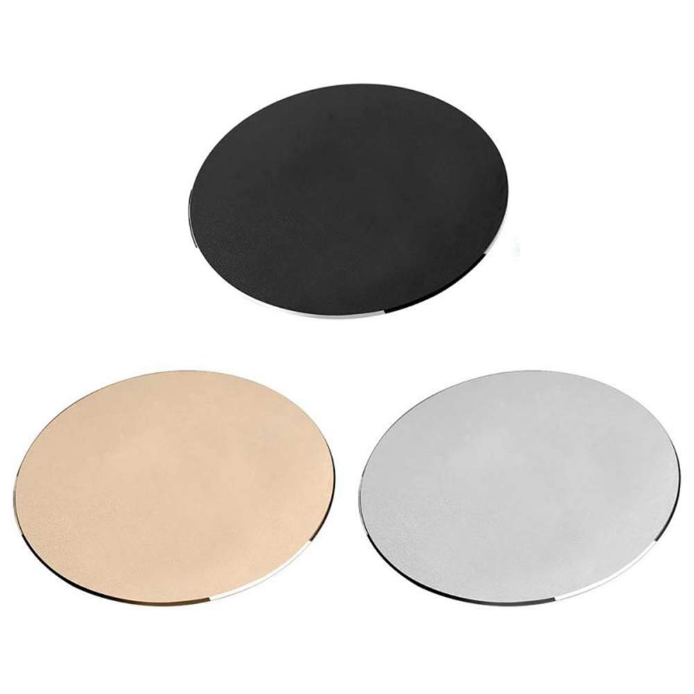 VAYDEER Tappetino per Mouse in Metallo Tappetino Mouse in Alluminio con Design a Doppia Faccia, Mouse Pad Rigido Impermeabile per Giochi e
