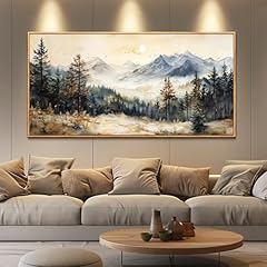 Misty Forest Wood Framed