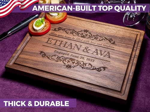Tabla de cortar rectangular de madera personalizada Straga miniatura 2