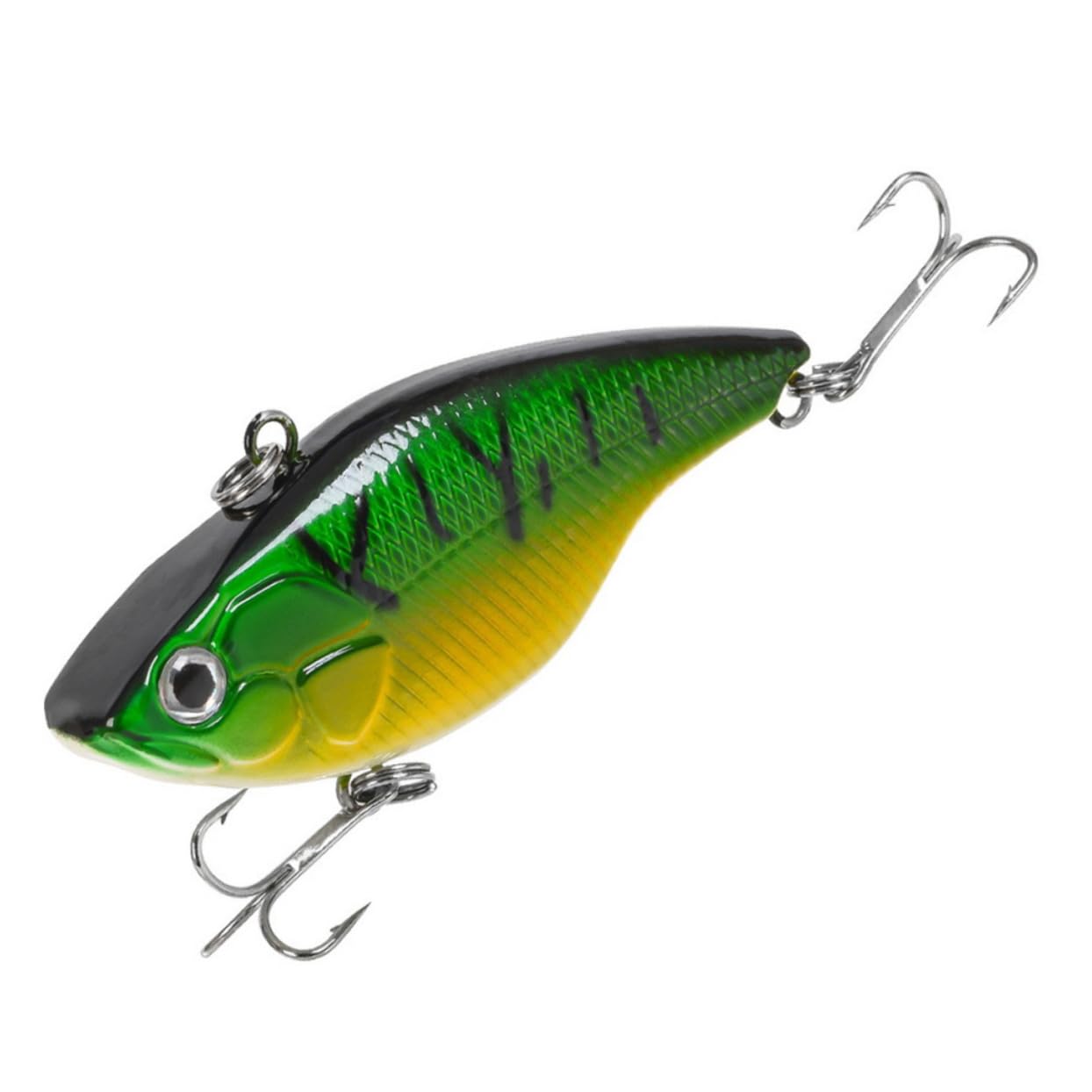 TOYANDONA 3 Sätze Vibrieren Köder Barsch Köder Mini-angelköder Schwimmende Angelköder Künstliche Angelköder Grün 8 Stücke * 3