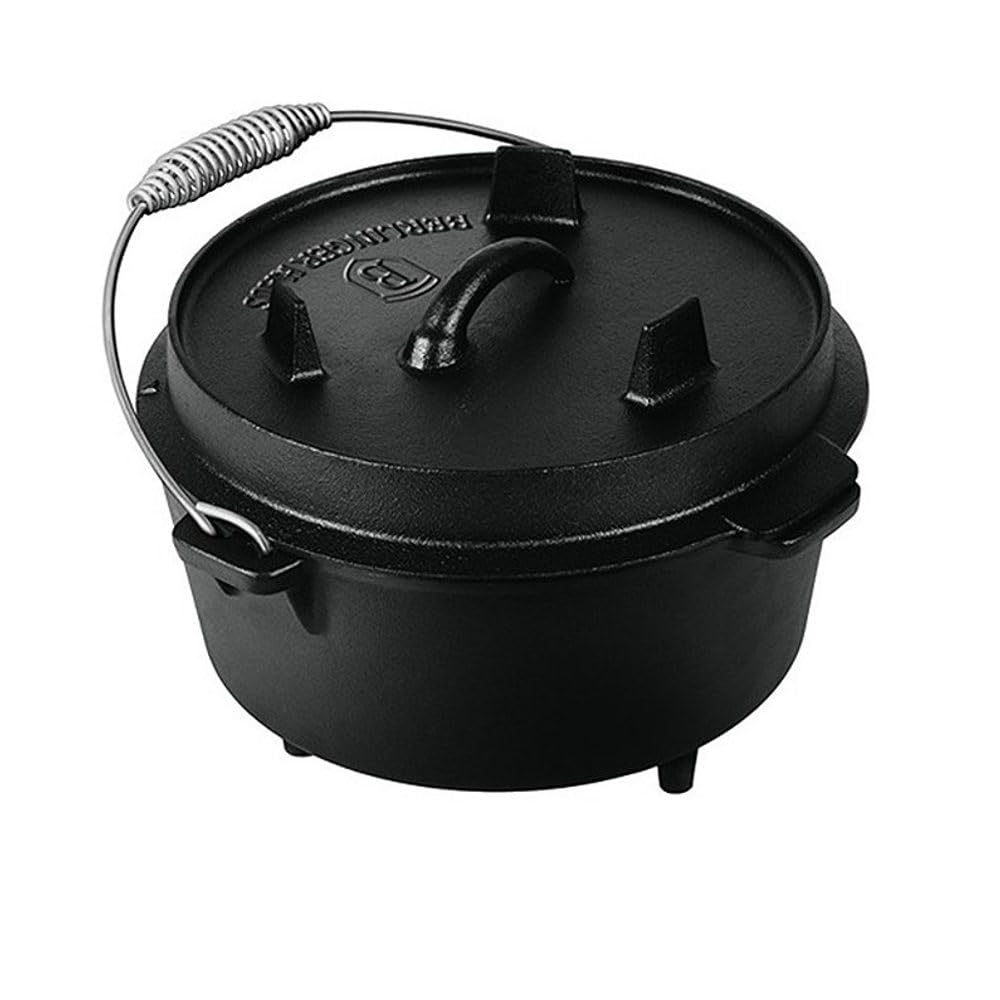 Berlinger Haus Pentola in ghisa con coperchio, 25 cm, nero, LP-BH-192