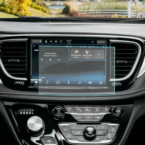 GPS�Z���^�[�f�B�X�v���C�t�B���� Compatible With Chrysler For Pacifica 2021 2022 2023 2024 10.1�C���` �J�[GPS�i�r�Q�[�V���� �����K���X�X�N���[���v���e�N�^�[�t�B���� �A�N�Z�T���[