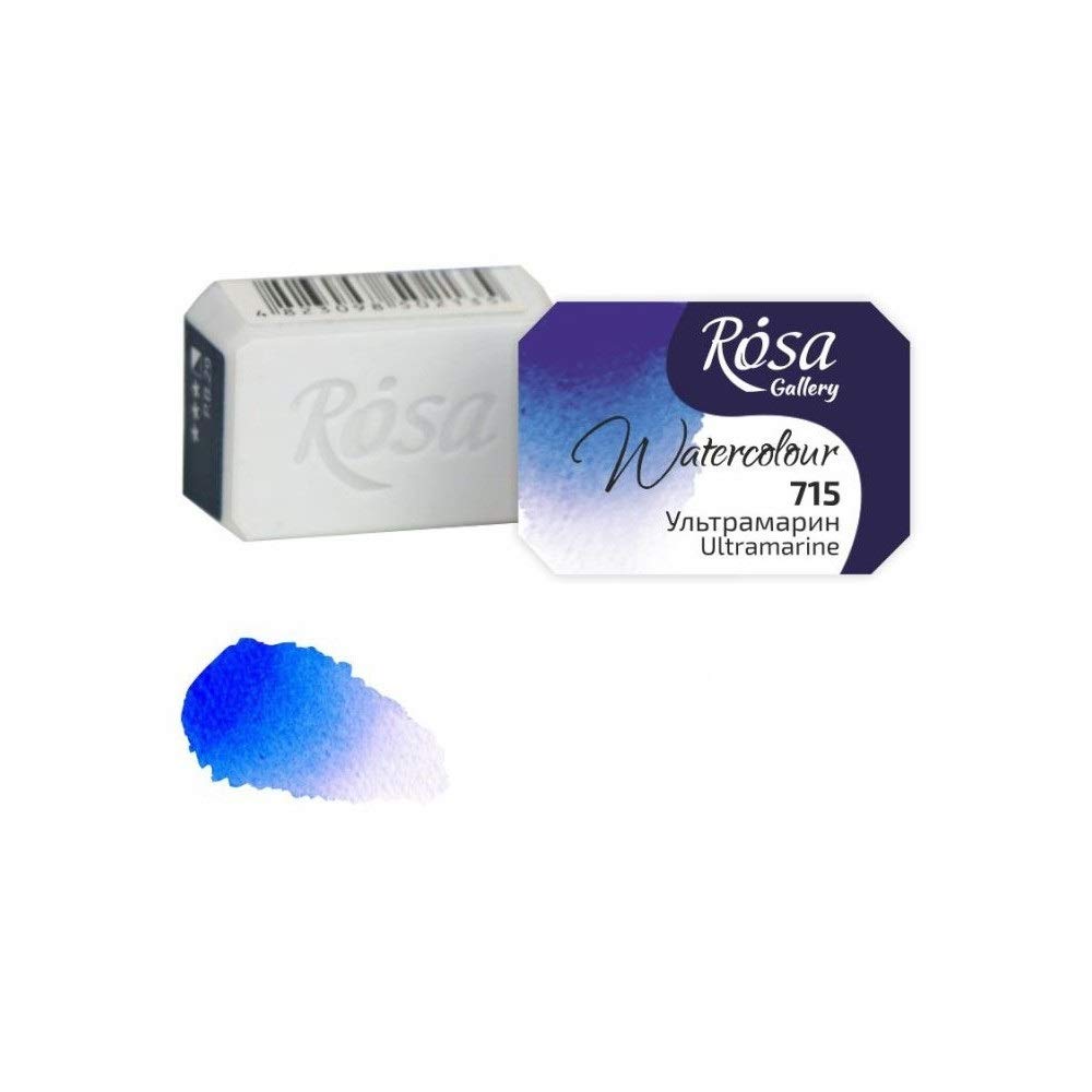Professional Watercolour Paint, 2,5ml Half Pan, Gallery (Ultramarine)