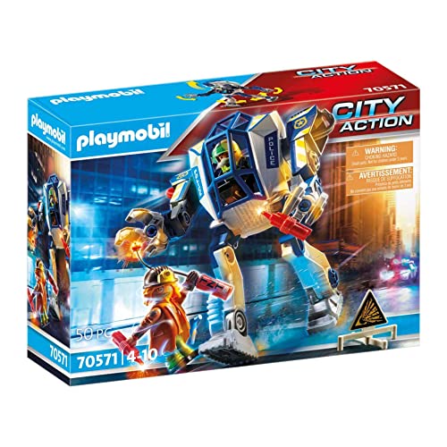 PLAYMOBIL City Action 70571 Polizei-Roboter: Spezialeinsatz, Für Kinder von 4-10 Jahre