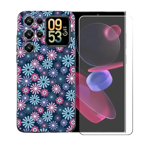 LCEHTOGYE �K�p Oukitel C62 Pro +�����K���X�X�N���[���v���e�N�^�[�p�P�[�X�A�K�p Oukitel C62 Pro (6,88")�ƌ݊����̂���u���b�N�\�t�gTPU�V���R���Q���P�[�X�ی�J�o�[ BST19