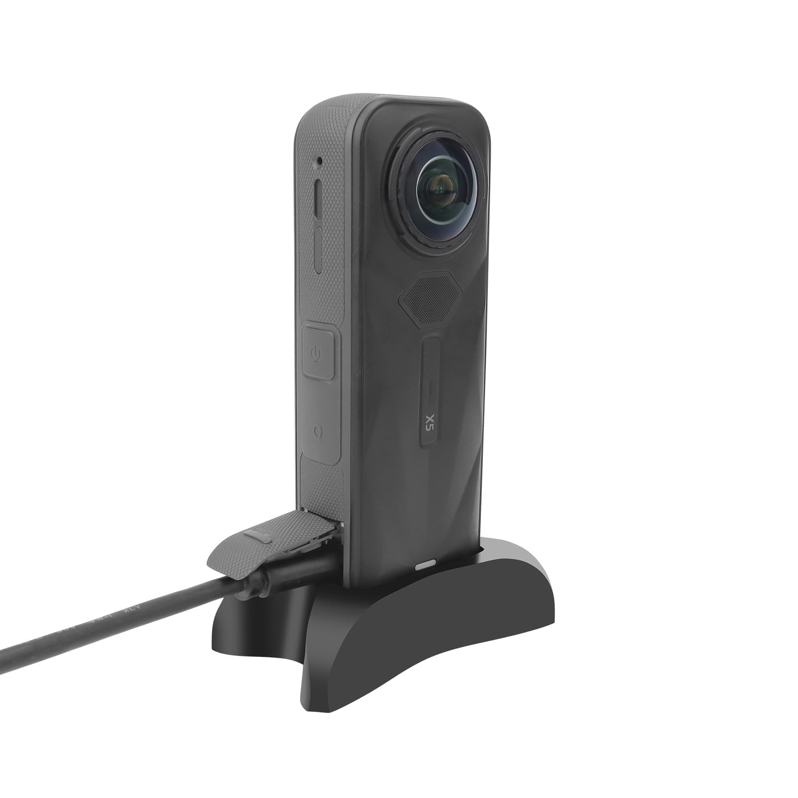 Silikonowa podstawa do Insta360 X5, antypoślizgowy stojak na biurko panoramiczny aparat stabilny wspornik ładowania Anti-Shoc stały wspornik akcesoria do aparatu
