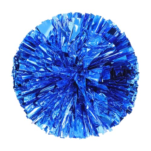 Anello di cheerleader - Cheerleader metallicc s | Cheerleader di grandi danza POMSS per ragazze | Cheerleading Set for Children | Poms con anello di di plastica per sport di