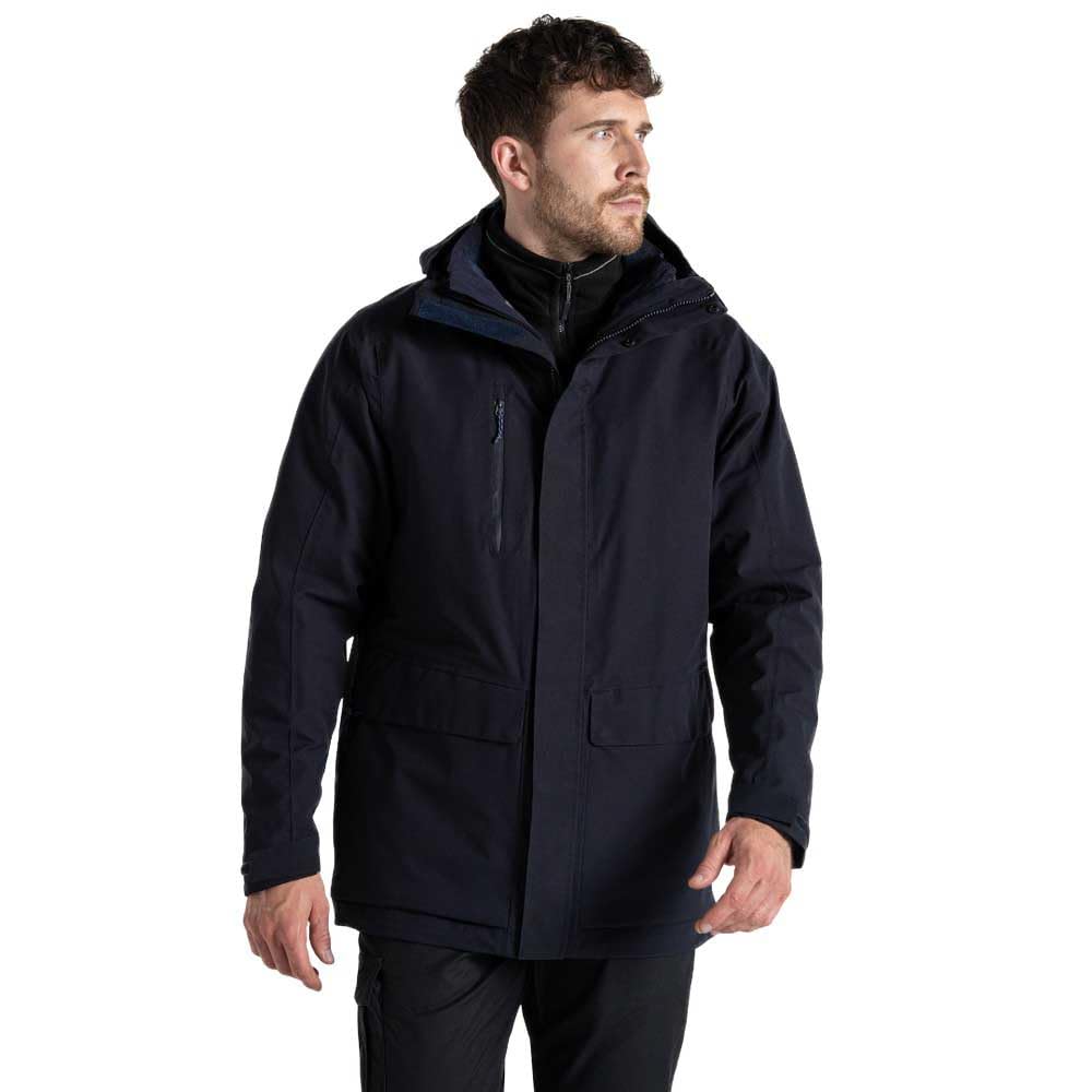 Craghoppers Unisex Expert Kiwi Pro Stretch 3in1 Jacket, Dark Navy, M