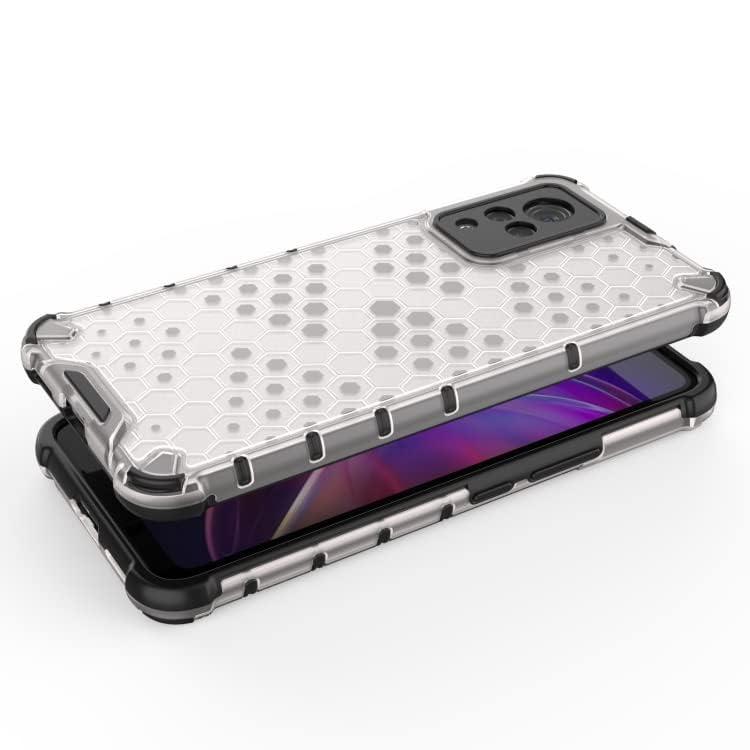 Image of Hard PC Back Case Cover for Vivo V21 5G Anti Slip Ultra Thin Shockproof Reinforced Corners (Transparent)