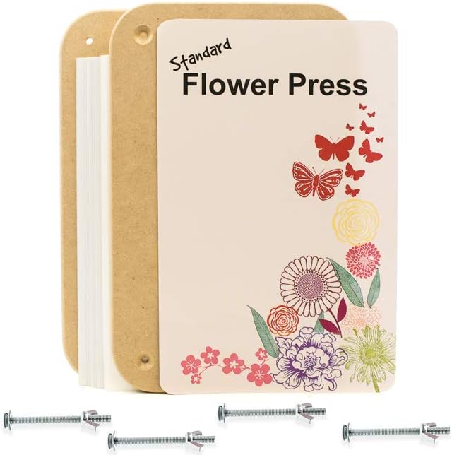 Peakdale Flower Press, Spring Standard 275 x 175mm Rectangular Wooden Flower Press