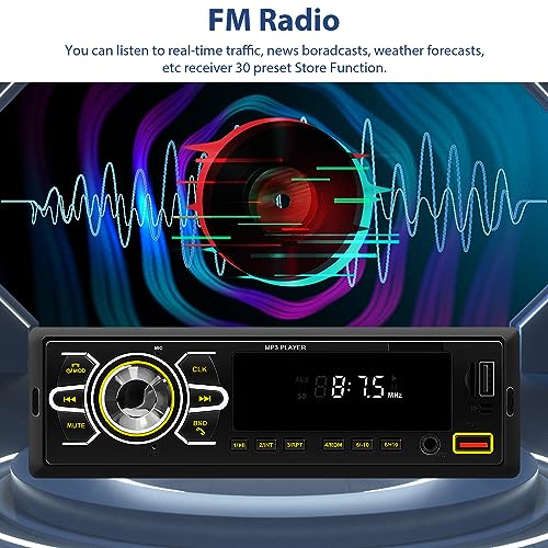 Autoradio 1 Din Bluetooth Auto Stereo Autoradio