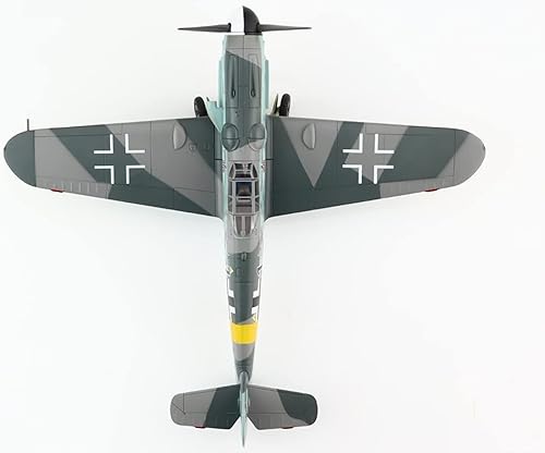 Miniatura 6 de Messerschmitt BF 109G-6 Avión de combate JG.52, Fuerza Aérea de Croacia, Crimea (abril de 1944) "Air Power Series 148 Modelo fundido a troquel por