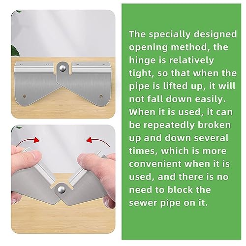 Dobradiça de Extensão de Calha, Dobradiça de Calha de Chuva, Ajuste Universal, Instalação Fácil e Du