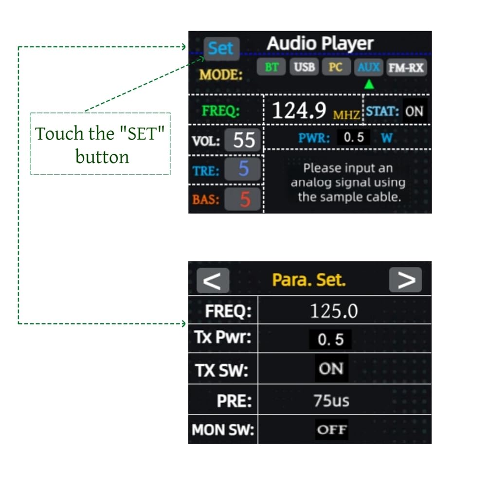 Trasmettitore FM FM125 27MHZ-125MHZ, Radio FM, Supporta USB, Scheda Audio per Computer, Lettore Musicale Bluetooth, Spina UE
