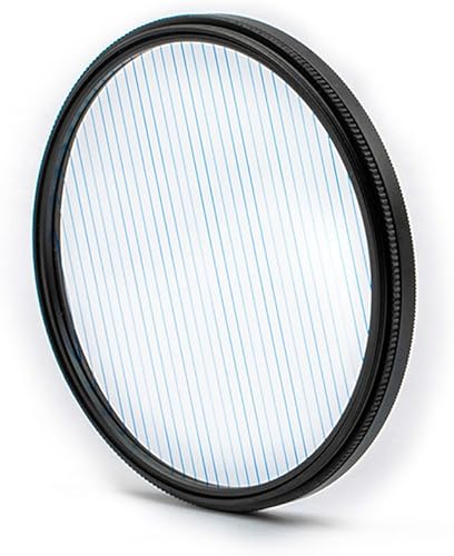 Miniatura 8 de Filtro de lente prisma de 3.228 in Starlight Glare Filter Anamórfica, efecto de llamarada, accesorios de película (destellos de rayos arcoíris)