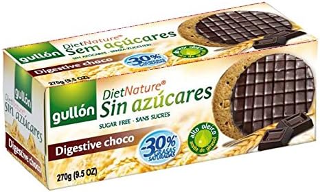 Gullon Sugarfree Chocolate Digestives 4 Pks x 270gm